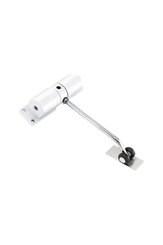 Basit Kapı Kapatıcı Ev Otomatik Menteşe Sessiz Kapatıcı Beyaz