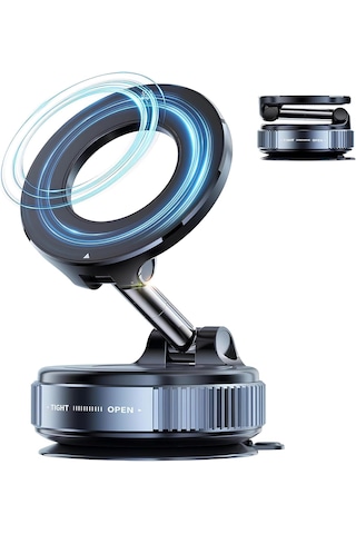 X68 Mıknatıslı Vakumlu Araç Içi Telefon Tutucu Manyetik 360 Döne