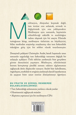 Meditasyon Cd'li - Sanatla Farkındalığa Ulaşmak için 25 Ders