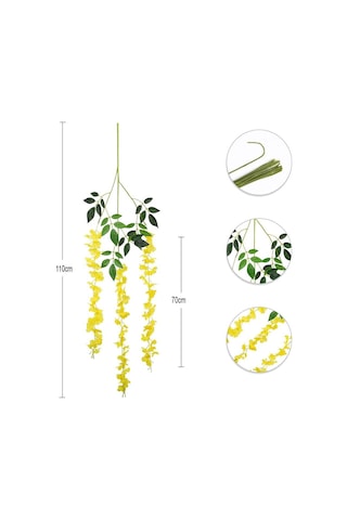 Yapay Çiçek Sarkan 3 Dallı Akasya 90cm SARI