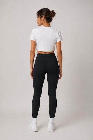 Alexandergardi Bisiklet Yaka Active Spor T-shirt Beyaz