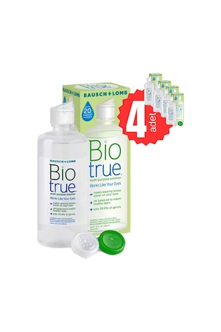 Biotrue Bioture 300 Ml Lens Solüsyonu 4 Kutu Stk:28-04