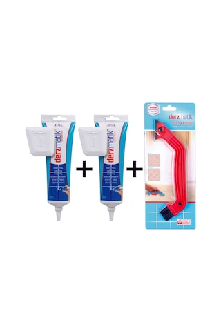 Derzmatik Gaga Uçlu Beyaz 380 G 2'li + Derz Kazıyıcı N11.134