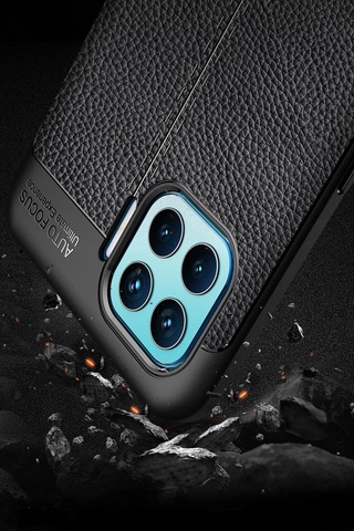 Cosmotex Newface Oppo Reno 4 Lite Kılıf Auto Focus Kapak - Lacivert