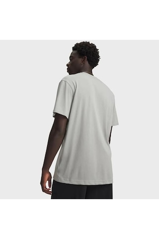 Under Armour Logo Embroidered Heavyweight Erkek Gri Tişört
