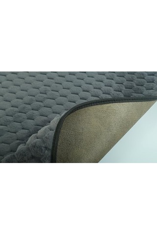 Söğüt Kaymaz Taban, Süper Emici 2'li Banyo Paspası Seti Gri 60x100 Cm 50x60 Cm Çok Renkli