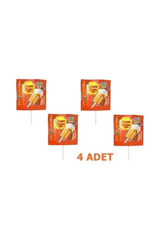 Chupa Chups 3d Fızzy Drinks Portakal Aromalı Lolipop Şeker 15 G X 4 Adet