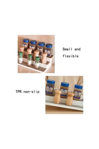 Novahub 2 Adet Beyaz Üç Katmanlı Kademeli Baharat Depolama Rafı Ev Dekoru Beyaz