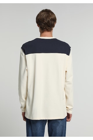 Colin's Colins Relaxed Fit Yuvarlak Yaka Jakarlı Erkek Ekru Uzun Kol Tişört Cl1081800 Q1.v1 Ecr