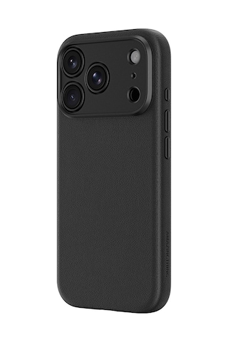 Apple iPhone 18 Pro Max Uyumlu Kılıf M-safe Şarj Özellikli Amazingthing Glamour Lens Serisi Kapak Siyah