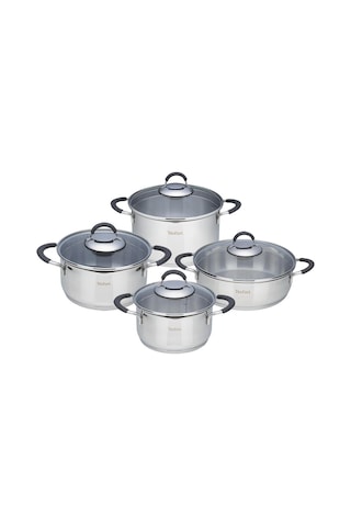 Tefal Icone Çelik Tencere Seti 8 Parça