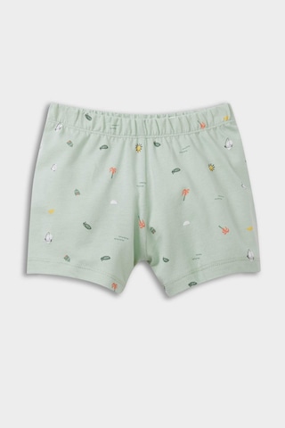 DeFacto Erkek Bebek Pijama Takımı Deniz Baskılı Kısa Kollu Penye Üst Beli Lastikli Şort E1186A525HSGN1132