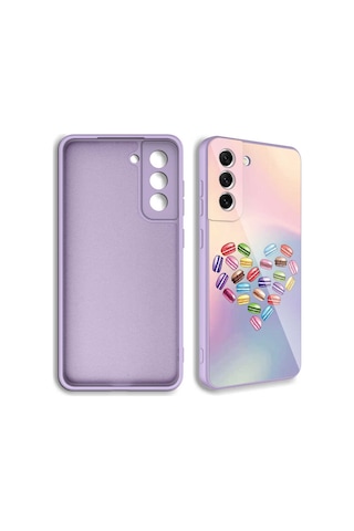 Zore Galaxy S21 Fe Uyumlu Kamera Korumalı Desenli Sert Silikon Msra Epoksi Kılıf-no2 NO2