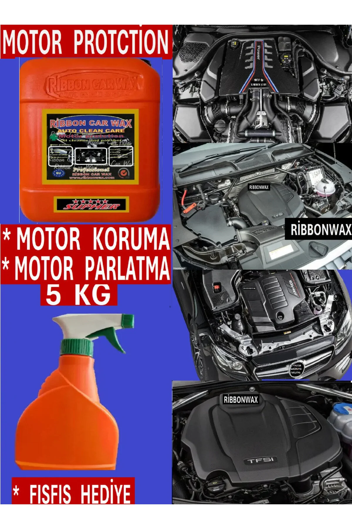 Rb Motor Protction Motor Koruma Parlatma Cilası 5 Kg