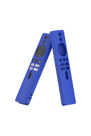 Xiaomi Xımr-m8 4s 4k Mibox Kumanda Uyumlu Silikon Koruma Kılıfı - Mavi