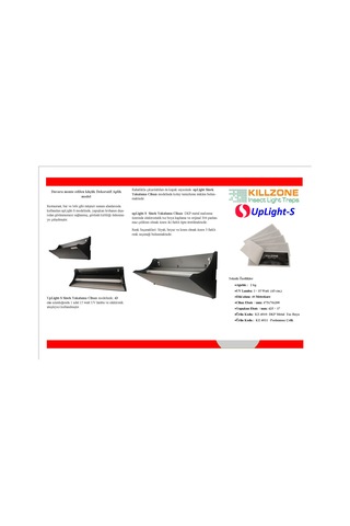 Killzone Uplight -S Dekoratif Sinek Öldürücü Krem