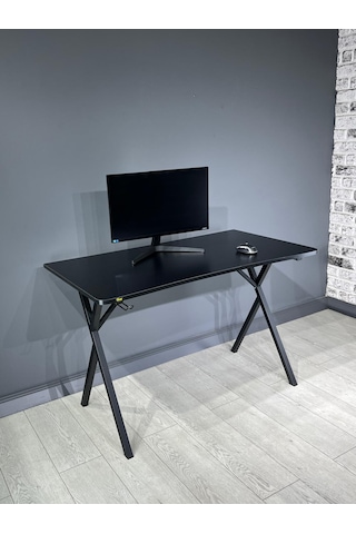 Heygaming Profesyonel Oyuncu Masası Siyah Bilgisayar Çalışma Masa Siyah