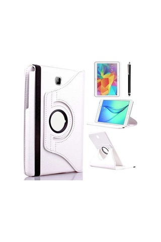 Samsung Uyumlu Galaxy Tab A T550 9.7 Zore Dönebilen Standlı Kılıf