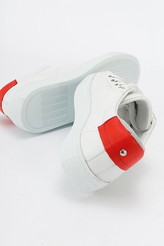 Luvishoes Ayverıe Beyaz Hakiki Deri Kadın Sneakers Beyaz