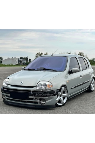 Renault Clio Symbol Hb&sedan 1998-2002 Uyumlu Üniversal Astra H Lip Esnek Ön Lip 2 Parça Tampon Altı Dil Karlık Ön Ek 00 Şüscaroto Aksesuar