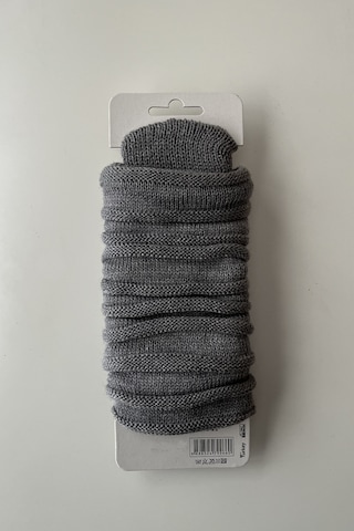 Ozzy Socks Aerobik Tozluk Akrilik Triko Örgü Leg Warmer Ayak Isıtıcı Gri Gri