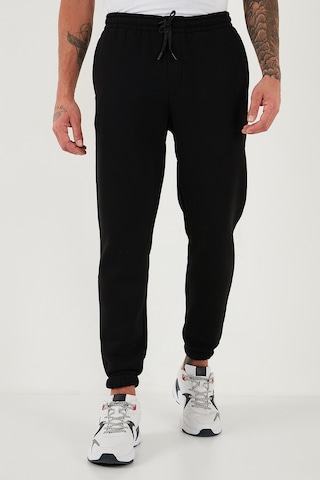 Buratti Pamuklu Regular Fit Normal Bel Lastikli Paça Cepli Erkek Eşofman Altı 59080153W4 Siyah