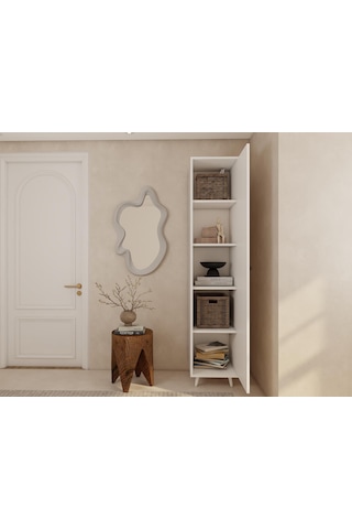 Volta Çok Amaçlı Banyo/kiler Dolabı Beyaz Renk