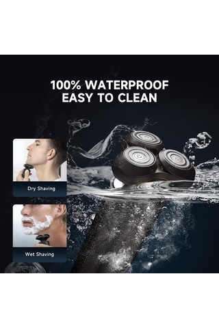 Geeksen Razor Yedek Başlıklı Erkek Elektrikli Tıraş Makinesi Çok Amaçlı Su Geçirmez