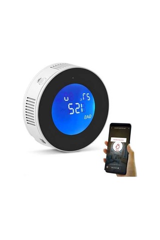 Didadodo Anlık Bildirimli Wifi Doğalgaz Kaçak Dedektörü - Ev Güvenliği İçin Uygun Diğer