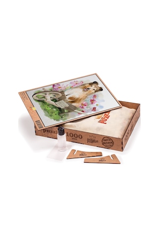 King Of Puzzle Hello Spring Ahşap Puzzle 1000 Parça