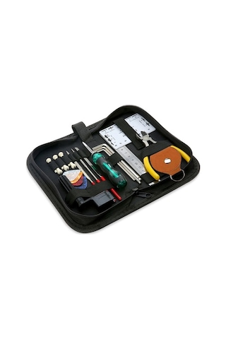 Pazly 23 Parçalı Profesyonel Gitar Bakım Seti - Akort, Tel Değişim Ve Onarım Araçları