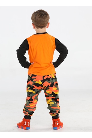 Casabony Star Kamuflaj Baggy Pantolon + T-shirt Takım-renkli Çok Renkli