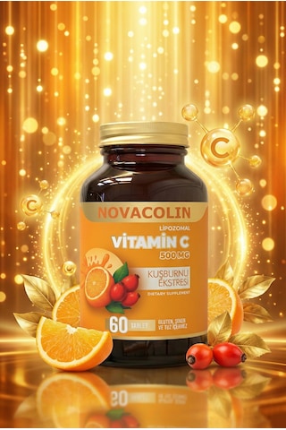 Vitamin C + Rose Hips 60 Tablet