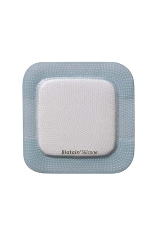 Coloplast 33435 Biatain Silikon Yapışkan Köpüklü Yara Örtüsü 10 x 10 CM 10 Adet