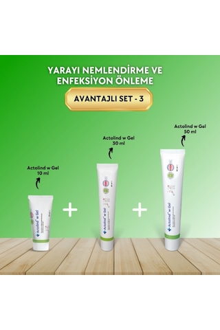 Actolind W Gel Yara Jeli 10 ML + 30 ML + 50 ML