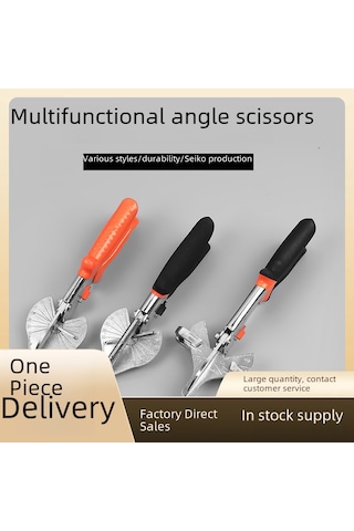 Geeksen Ahşap İşleri İçin Çok Amaçlı Açı Kesici 45 -90 , U Tipi Kenar Kapatıcı, Döşeme Ve Kancalar İçin El Aleti Turuncu, 1. Nesil