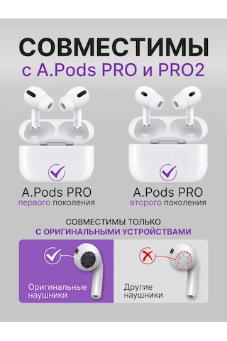 Canvaland Airpod Pro Ve Pro 2 İçin Kulak Kılıfları 275427825 Beyaz