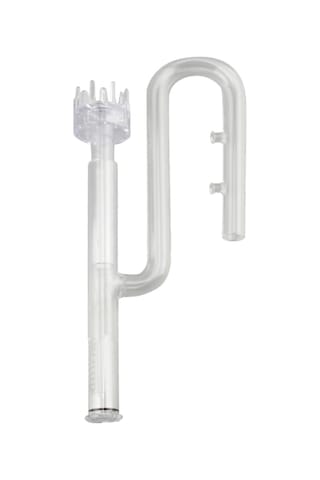 Yifomall Akvaryum Filtre Bardakları İçin Yüksek Borosilikat Cam Giriş Borusu - Yüzücü Yağ Filtrasyonu - 360 Döner - 13mm Dış Çap