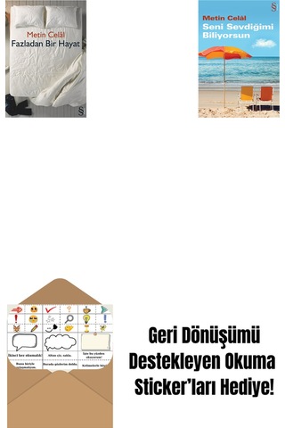 Fazladan Bir Hayat + Seni Sevdiğimi Biliyorsun + Okuma Sticker'ları
