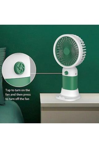 Taşınabilir Mini Fan Standlı Şarj Edilebilir El Fanı Şarj Edilebilir Taşınabilir Soğutucu Fan