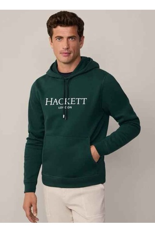 Hackett Koyu Yeşil Erkek Pamuklu Sweatshirt Hm581289