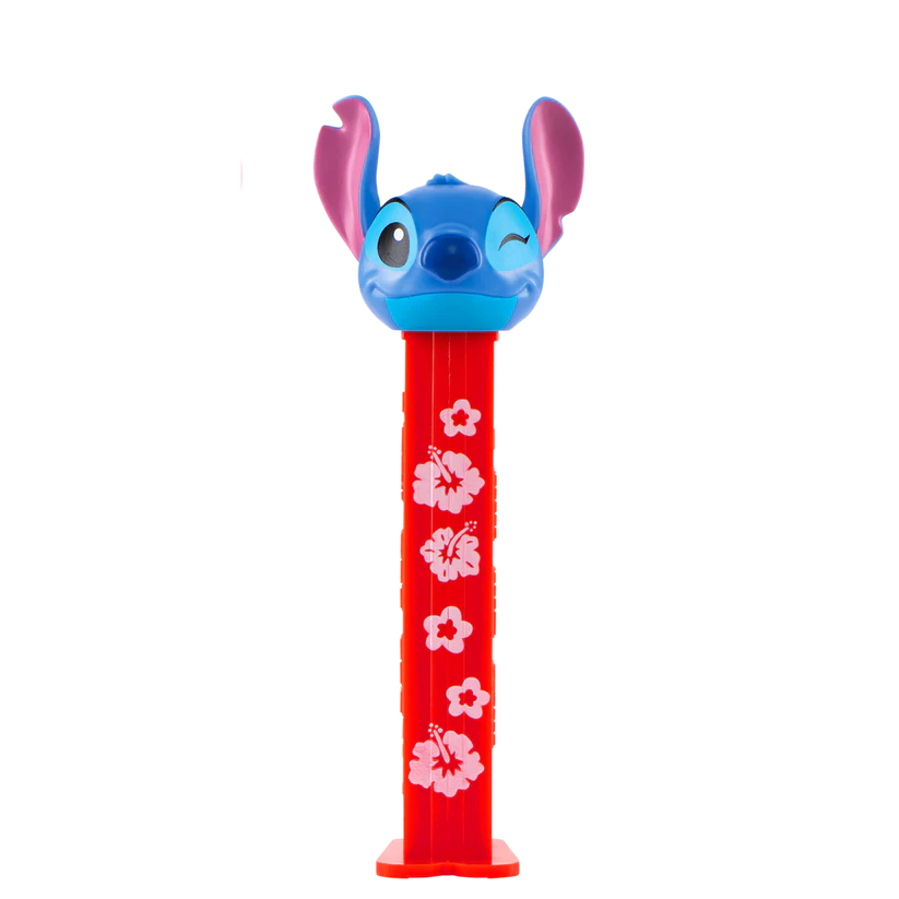Pez Dispenser Stitch Aloha Meyve Aromalı Şekerleme Makinesi Ve Şekerleme Yedekleri