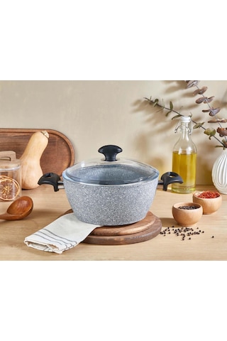 Falez Granit Derin Tencere 22 Cm