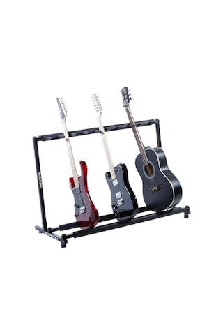 Dokuzlu Gitar Standı, Çoklu Seçenekler İle Uygun Tasarım Aahşap