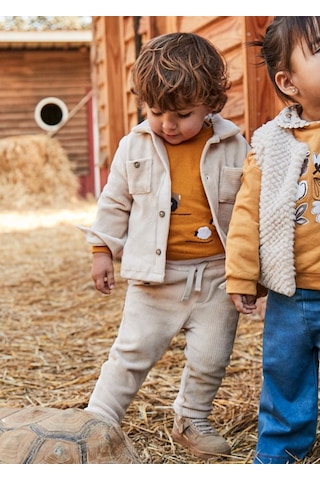 Mayoral Bej Erkek Bebek Kadife Pantolon 2510 Bej