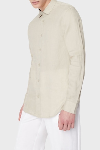 Armani Exchange Erkek Gömlek 8NZC50 ZNCFZ 1724 BEJ Bej