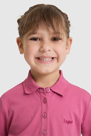 U.s. Polo Assn. Kız Çocuk Fuşya Tişört Basic 50328218-vr023 Fusya