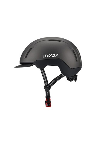 Lixada Gri Nefes Alabilir Darbeye Dayanıklı Bisiklet Kaskı 12 Standart Gri