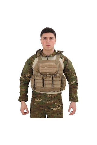 Single Sword Kasırga Tactical Hücum Yeleği Açık Cepli Erkek Hediye Savaş Oyunu