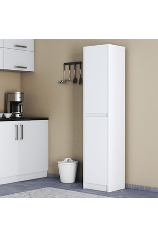 Umg Mobilya Patentli Astira Kulpsuz Boy Dolabı, Mutfak Dolabı, Ayakkabılık, Kiler/banyo Dolabı, Elbise Dolabı Beyaz